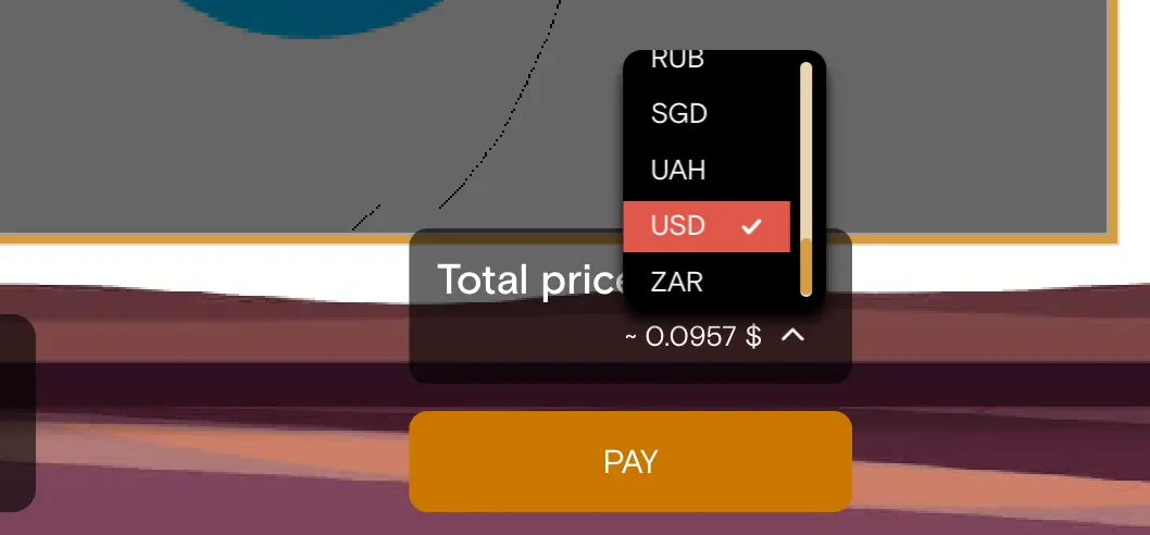 Селект валюты